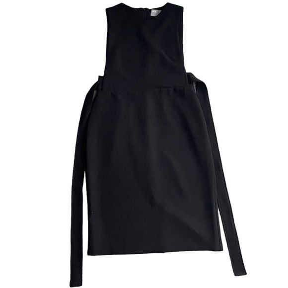 ASOS Low Armhole Sleeveless MIDI Dress With Tie Back At The Waist Size 10 - Picture 1 of 6